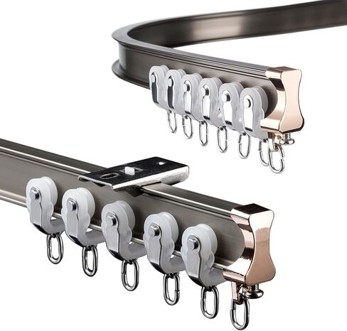 مسار مرن ، مناسب لأقواس قضبان مرنة مرنة السقف/الجدار مع خطافات ، مقسمات الغرفة/مثبتة على السقف (جبل السقف ، 1M) in Kuwait