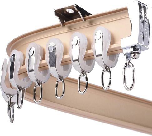 مسار مرن ، مناسب لأقواس قضبان مرنة مرنة السقف/الجدار مع السنانير ، مقسمات الغرفة/مثبتة على السقف (جدار ، 1 م) in Kuwait