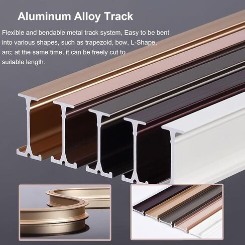 مسار مرن ، مناسب لأقواس قضبان مرنة مرنة السقف/الجدار مع السنانير ، مقسمات الغرفة/مثبتة على السقف (جدار ، 1 م) in Kuwait