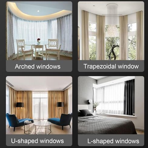 مسار مرن ، مناسب لأقواس قضبان مرنة مرنة السقف/الجدار مع السنانير ، مقسمات الغرفة/مثبتة على السقف (جدار ، 1 م) in Kuwait