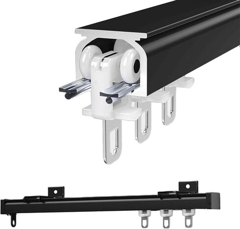 مسار سقف الألومنيوم مع بكرات صامتة ، مناسبة لمسارات قسم الغرفة (نوير ، 3M/9.8 قدم) in Kuwait