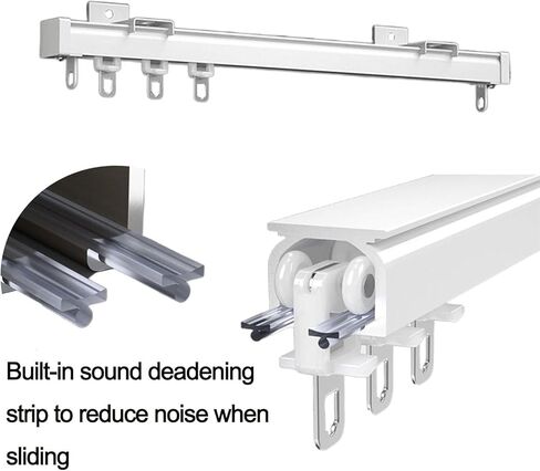مسار سقف الألومنيوم مع بكرات صامتة ، مناسبة لمسارات قسم الغرفة (نوير ، 3M/9.8 قدم) in Kuwait