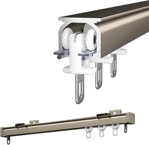 مسار سقف الألومنيوم مع بكرات صامتة ، مناسبة لمسارات قسم الغرفة (نوير ، 3M/9.8 قدم) in Kuwait