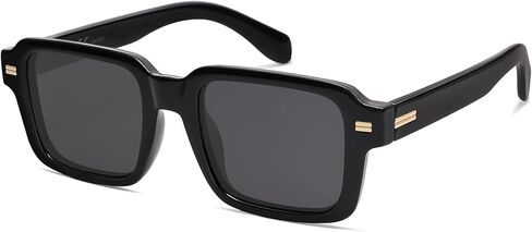 SOJOS Trendy Square Polarized Sunglasses for Women Men, Retro Vintage Womens Mens Rectangle Shades SJ2345 in Saudi Arabia