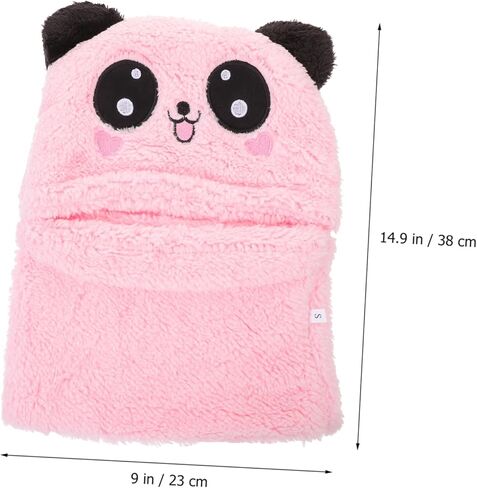 ERINGOGO Hooded Scarf with Animal Ears Warmer for Outdoor Winter Fun Cute Cartoon Design for Ages Windproof and Soft present for Boys in Saudi Arabia