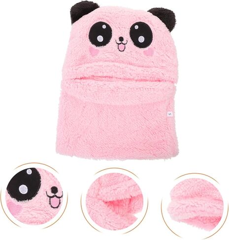 ERINGOGO Hooded Scarf with Animal Ears Warmer for Outdoor Winter Fun Cute Cartoon Design for Ages Windproof and Soft present for Boys in Saudi Arabia