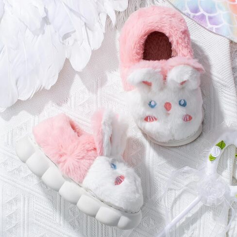 Yoroka Girls Slippers Slippers Cartoon Shape تصميم أفخم النعال الدافئة غرفة نوم داخلية الشتاء in Kuwait