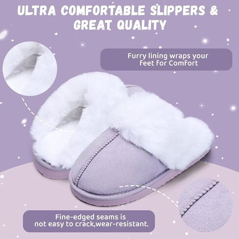 IceUnicorn Kids Slippers Girls Boys Fuzzy House Shoes Slippers Memory Foam Slippers Slippers For Outdoor Outdo in Kuwait