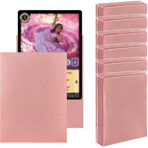 100pcs MTG Card Sleeves, White & Black Dual Matte Card Sleeves, Anti-Glare, Tear Resistant, Standard Card Size Card Sleeve Deck Protectors for MTG Yugioh Trading Cards in Kuwait