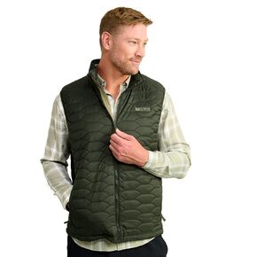 HUK Men's Scale, DWR Insulated Performance Fishing Vest in Kuwait