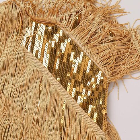 Idopip Kids Girls 1920s Flapper Dress Tassels equins fring in Saudi Arabia
