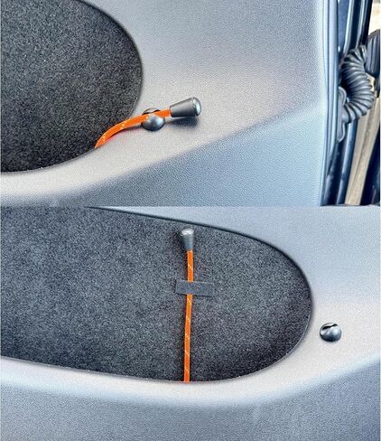 Tesla Model Y Emergency Exit Door Release Kit – Extended Manual Pull Cord for Quick Escape in Emergencies - Fits 2020-2024 Models - Hi Viz Orange in Kuwait