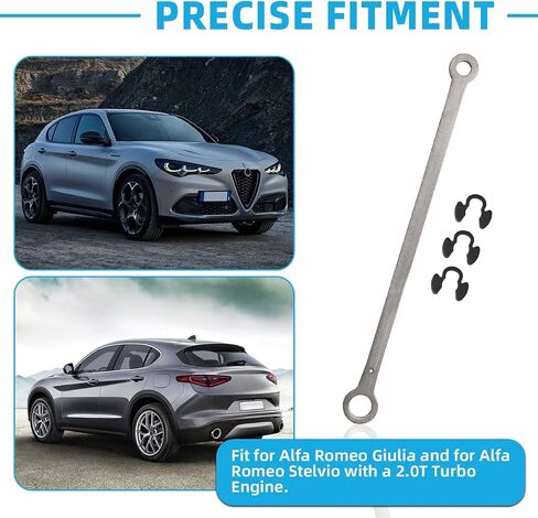 Upgraded Wastegate Actuator Arm for Alfa Romeo Giulia | for Alfa Romeo Stelvio 2.0T Turbo Engine - Improved Hole Diameter in Saudi Arabia