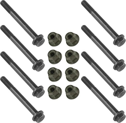 Caltric 8x Control A-Arm Screw Bolt with Nut Compatible with Polaris 7518560 7519043 7547333 Front Rear in Saudi Arabia