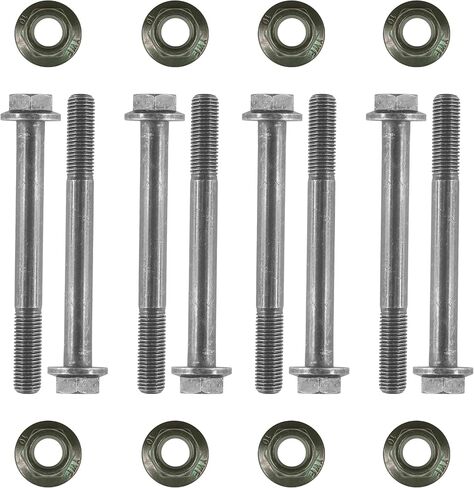 Caltric 8x Control A-Arm Screw Bolt with Nut Compatible with Polaris 7518560 7519043 7547333 Front Rear in Saudi Arabia