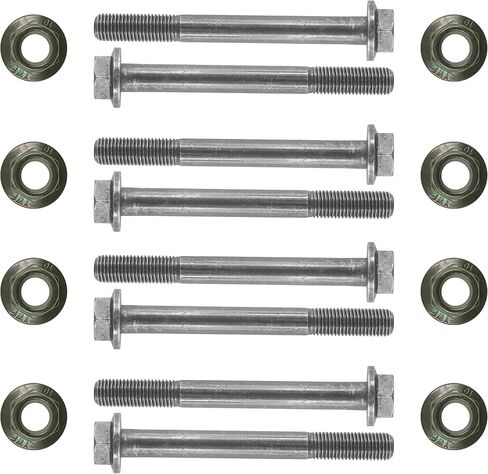 Caltric 8x Control A-Arm Screw Bolt with Nut Compatible with Polaris 7518560 7519043 7547333 Front Rear in Saudi Arabia