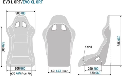 Sparco Seat Evo L QRT X Black in Saudi Arabia