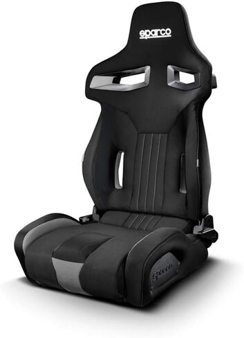 Sparco Sport Seat R333 - Black/Grey - Reclinable in Saudi Arabia