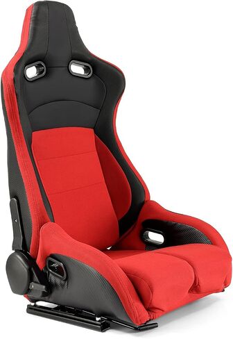 ModifyStreet 1 Pair Universal Black Pineapple Fabric/PVC Leather Racing Seats in Saudi Arabia