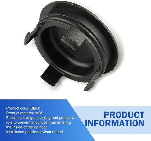 Cylinder Head Cam Plug with Seal, Compatible with Honda Civic Fit HR-V CR-V, Cam Plug Cap Replaces 12513-P72-003 in Saudi Arabia