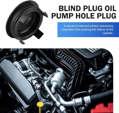 Cylinder Head Cam Plug with Seal, Compatible with Honda Civic Fit HR-V CR-V, Cam Plug Cap Replaces 12513-P72-003 in Saudi Arabia