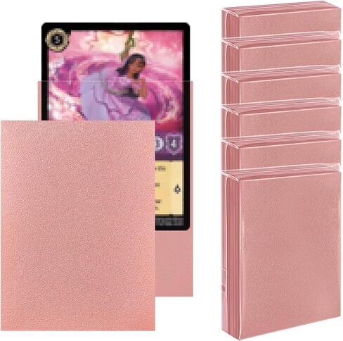 100pcs MTG Card Sleeves, White & Black Dual Matte Card Sleeves, Anti-Glare, Tear Resistant, Standard Card Size Card Sleeve Deck Protectors for MTG Yugioh Trading Cards in Kuwait
