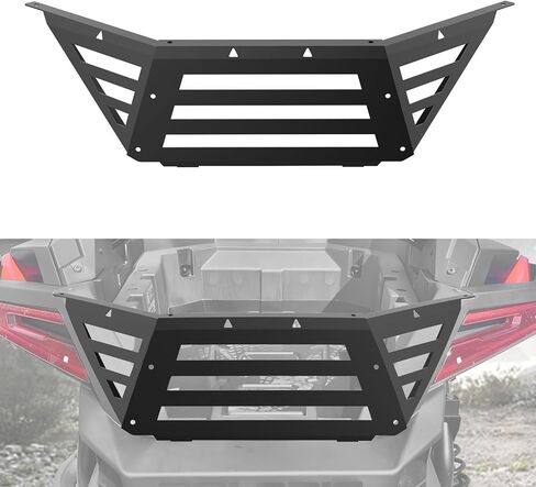Rear Cargo Bed Extender Tailgate Compatible with 2022 2023 2024 Polaris RZR PRO R/PRO R 4, Black Heavy Duty Steel Back Bed Enclosure Rack Accessories in Saudi Arabia