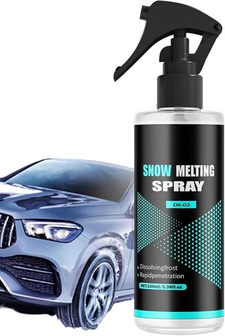Windshield ICE Melt Spray 100ml - Deping Agent ، مزيل الثلج لتجميد الزجاج فريزر المنزلي in Saudi Arabia