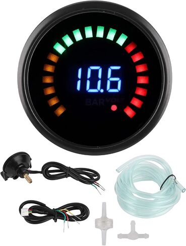 مقياس Turbo Boost ، Boost Gauge Kit 2in ABS ABS مع إكسسوارات للمركبات التي تبلغ 12 فولت شحن توربيني in Saudi Arabia