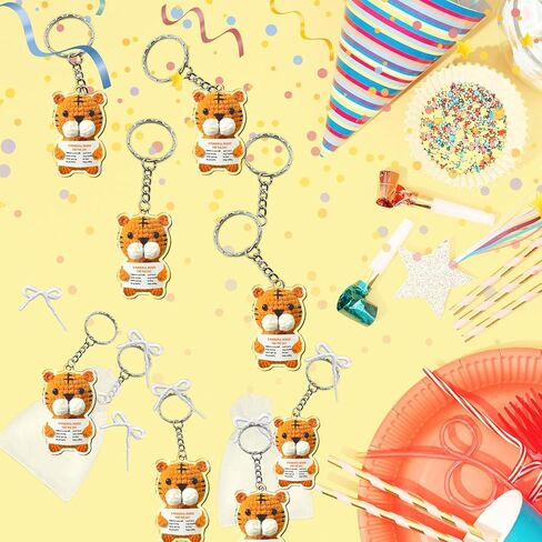 دمى الكروشيه المحبوك المصنوعة يدويًا ، حيوانات كروشيه إيجابية ، وهدايا ملهمة للدعم العاطفي للنساء من الرجال زميلات في العمل ، ورفع ديكور مكتب مضحك للمكتب منزل in Kuwait