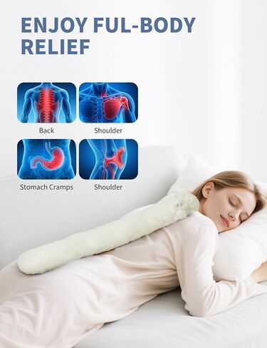 Hot Water Bottle with Cover, 2L Rubber Hot Water Bag with Soft Cover (2 Liter), for Cramps, Compress Pain Relief, Removable Hot Cold Pack (Elegant Gray+White) in Saudi Arabia