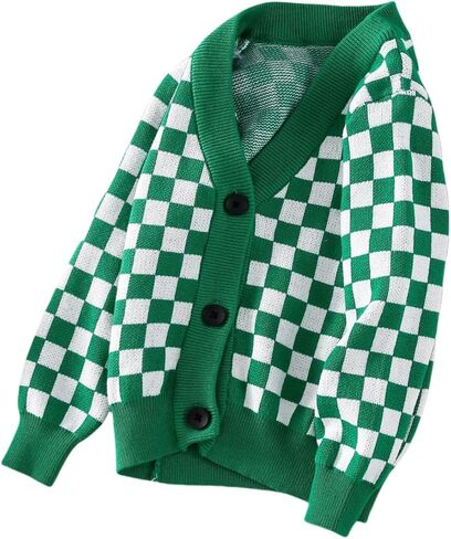 فتيات الأكمام الطويلة ذي الأكمام المحبوكة V-nock Top Button Qualited Strendy Jacket Cardigan in Saudi Arabia