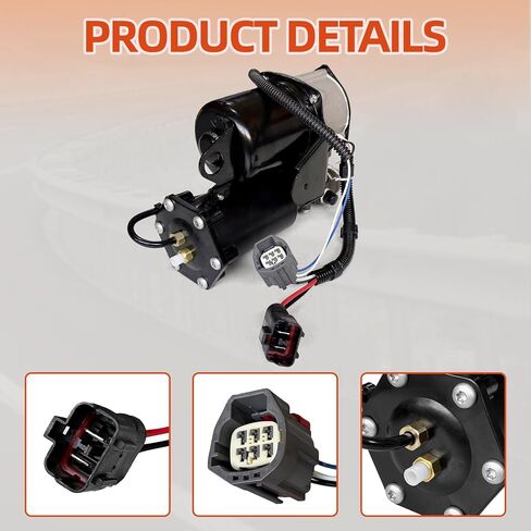 ضاغط التعليق الجوي متوافق مع 2006-2012 Range Rover L322 Hitachi Type Land Rover Rover Rover HSE ورقم OEM Supercharged LR025111 ، LR010376 ، LR011839 ، LR041777777777 in Kuwait