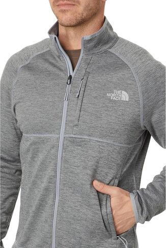 THE NORTH FACE Men's Canyonlands Full Zip Jacket, TNF Medium Grey Heather 2, X-Small in Saudi Arabia