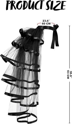 إبداعات spooktaculary نساء الصخب الأسود تنانير steampunk tulle tutu تنورة مرنة overcirt لالتقاط الأزياء الهالوين حفلة تأثيري in Saudi Arabia
