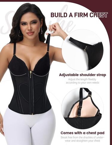 مدرب الخصر Shapshe للنساء السيطرة على التمرين الخصر Cincher Corset corset shaper body shaper with bra in Kuwait