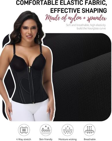 مدرب الخصر Shapshe للنساء السيطرة على التمرين الخصر Cincher Corset corset shaper body shaper with bra in Kuwait
