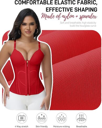 مدرب الخصر Shapshe للنساء السيطرة على التمرين الخصر Cincher Corset corset shaper body shaper with bra in Kuwait