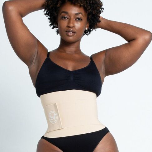What Waist Stomach Wrap Waist trainer for women,Premium Adjustable One size Belly Wrap for Weight Loss with Velcro Fastener in Saudi Arabia