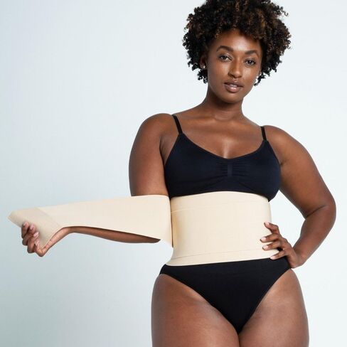 What Waist Stomach Wrap Waist trainer for women,Premium Adjustable One size Belly Wrap for Weight Loss with Velcro Fastener in Saudi Arabia