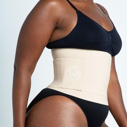 What Waist Stomach Wrap Waist trainer for women,Premium Adjustable One size Belly Wrap for Weight Loss with Velcro Fastener in Saudi Arabia