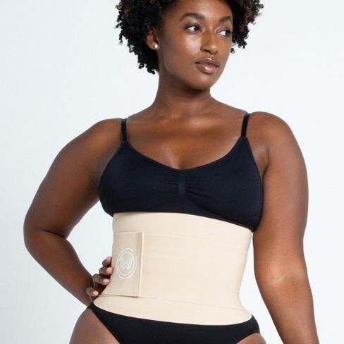 What Waist Stomach Wrap Waist trainer for women,Premium Adjustable One size Belly Wrap for Weight Loss with Velcro Fastener in Saudi Arabia