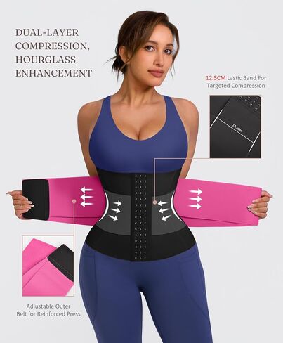 مدرب إحساس الخصر بالنساء محطات الخصر AB حزام السيطرة على البطن مع حزام ثلاثي مجزأة Hourglass الجسم in Kuwait