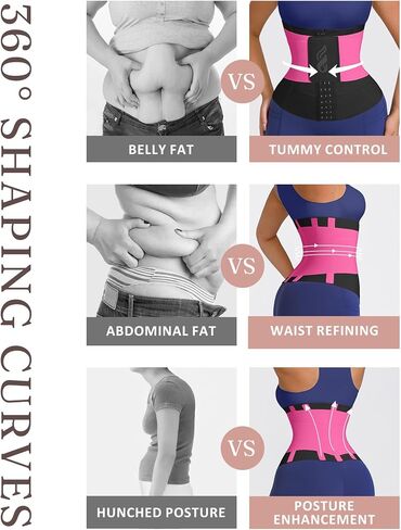 مدرب إحساس الخصر بالنساء محطات الخصر AB حزام السيطرة على البطن مع حزام ثلاثي مجزأة Hourglass الجسم in Kuwait