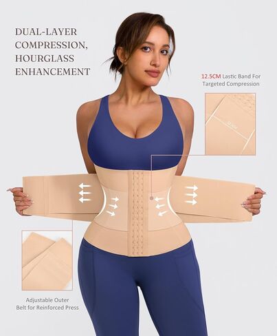 مدرب إحساس الخصر بالنساء محطات الخصر AB حزام السيطرة على البطن مع حزام ثلاثي مجزأة Hourglass الجسم in Kuwait