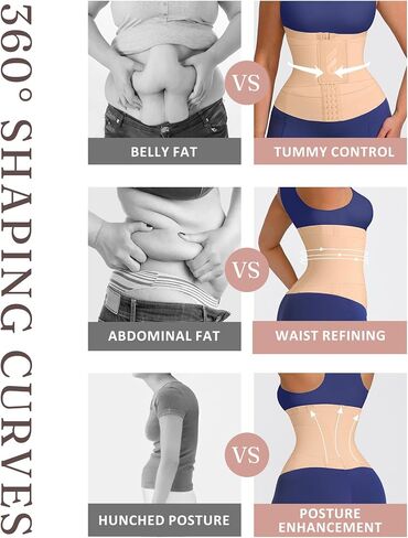 مدرب إحساس الخصر بالنساء محطات الخصر AB حزام السيطرة على البطن مع حزام ثلاثي مجزأة Hourglass الجسم in Kuwait