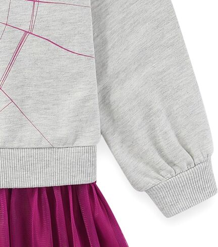 Marvel Spider-Gwen Ghost Spider Girls Long Sleeve Tulle Dress for Toddler and Big Kids in Saudi Arabia