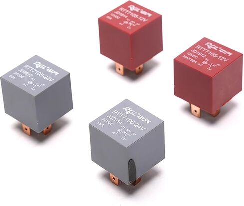 Waterproof Heavy Duty Relay 4/5Pin DC 24V 12V 80A Headlamp Automotive Car Relay(B) in Saudi Arabia