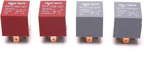 Waterproof Heavy Duty Relay 4/5Pin DC 24V 12V 80A Headlamp Automotive Car Relay(B) in Saudi Arabia