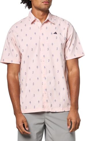 adidas Men's Go-to Resort Button Down Polo Shirt in Saudi Arabia